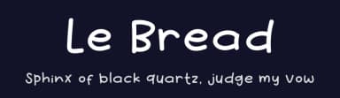 Le Bread by Khurasan — Script Handwritten Font — thumbnail 2