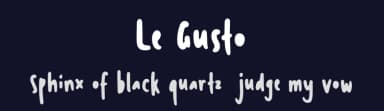 Le Gusto by Subectype & Orenari — Script Handwritten Font — thumbnail 2