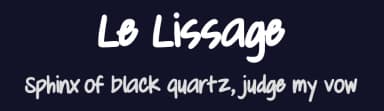 Le Lissage by Rengga Eka Zulkarnaen — Script Handwritten Font — thumbnail 2