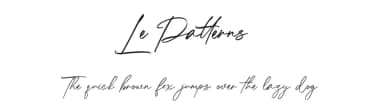 Le Patterns by Maulana Creative — Script Handwritten Font — thumbnail 1