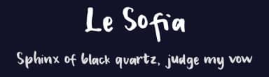 Le Sofia by Nenny Septiana — Script Handwritten Font — thumbnail 2