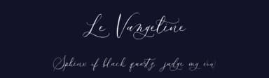 Le Vangeline by ReyreyBlue — Script Handwritten Font — thumbnail 2