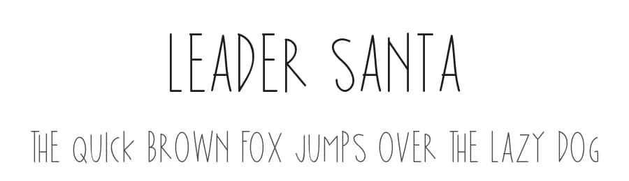 Leader Santa by Md Shohail Bhuian — Script Handwritten Font