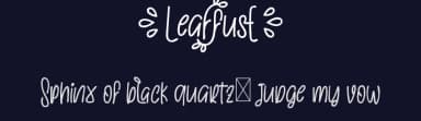Leaffuse by Noah Type — Script Handwritten Font — thumbnail 2