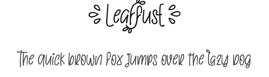 Leaffuse by Noah Type — Script Handwritten Font