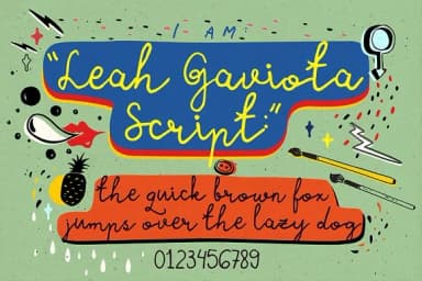 Leah Gaviota Script Font by Blue Robin Design Shop — Script Handwritten Font — thumbnail 7