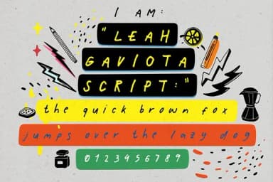 Leah Gaviota Script Font by Blue Robin Design Shop — Script Handwritten Font — thumbnail 9
