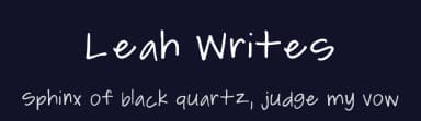 Leah Writes by Leah Janoe — Script Handwritten Font — thumbnail 2