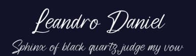Leandro Daniel by Integritype Studio — Script Handwritten Font — thumbnail 2