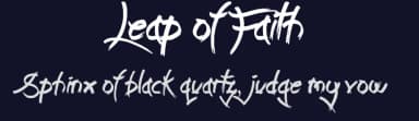 Leap of Faith by JSH creates — Script Handwritten Font — thumbnail 2