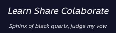 Learn Share Colaborate by 7NTypes — Sans Serif Font — thumbnail 2