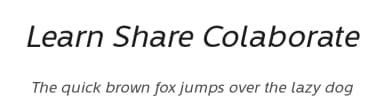 Learn Share Colaborate by 7NTypes — Sans Serif Font — thumbnail 1