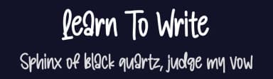Learn To Write by Andi Moz — Script Handwritten Font — thumbnail 2