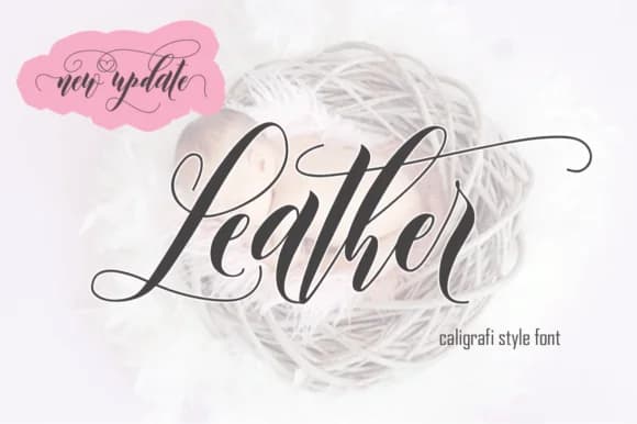 Leather Font by Sinfa.co — Script Handwritten Font