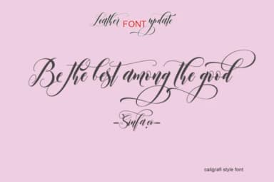Leather Font by Sinfa.co — Script Handwritten Font — thumbnail 7