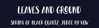 Leaves And Ground by StereoType — Script Handwritten Font — thumbnail 2