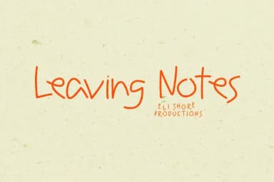 Leaving Notes Font by Eli Shore Productions — Script Handwritten Font — thumbnail 1