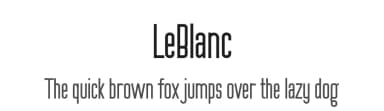 LeBlanc by FactoryType — Sans Serif Font — thumbnail 1