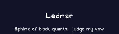 Lednar by Bill Johnston — Script Handwritten Font — thumbnail 2