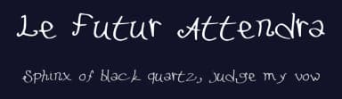 Le Futur Attendra by -arnaud- — Script Handwritten Font — thumbnail 2