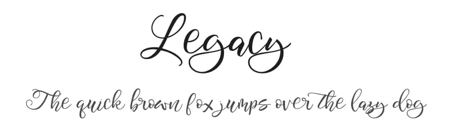 Legacy by Thirtypath — Script Handwritten Font