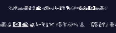 Legend Of Zelda TriFont by xstreamed.tv — Dingbats Font — thumbnail 2