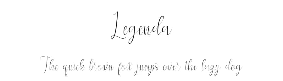 Legenda by Studio Ad — Script Handwritten Font