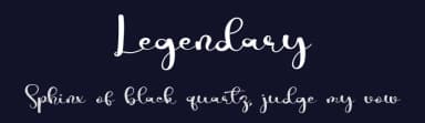 Legendary by Fana Merah Jambu — Script Handwritten Font — thumbnail 2