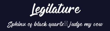 Legilature by alphArtype — Script Handwritten Font — thumbnail 2