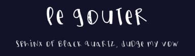 Le Gouter by Des Gomez — Script Handwritten Font — thumbnail 2