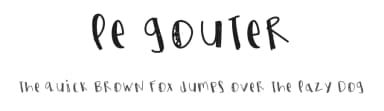 Le Gouter by Des Gomez — Script Handwritten Font — thumbnail 1