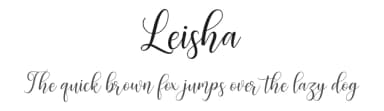 Leisha by Amarlettering - Takiy — Script Handwritten Font — thumbnail 1