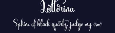 Leitterina by Danar Nugroho — Script Handwritten Font — thumbnail 2
