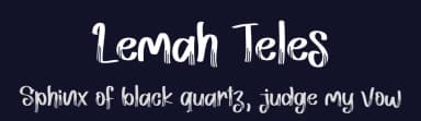 Lemah Teles by Letterafa Studio — Script Handwritten Font — thumbnail 2