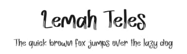 Lemah Teles by Letterafa Studio — Script Handwritten Font — thumbnail 1