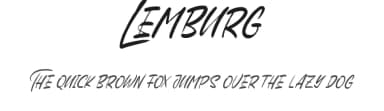 Lemburg by InspiraType — Script Handwritten Font — thumbnail 1