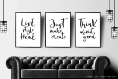 Lemon Blast Font by Pasha Larin — Script Handwritten Font — thumbnail 3