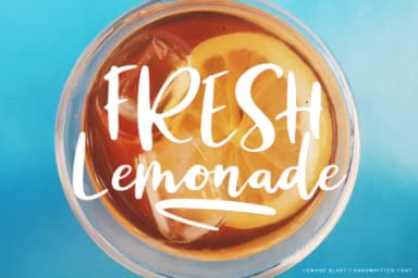Lemon Blast Font by Pasha Larin — Script Handwritten Font — thumbnail 6