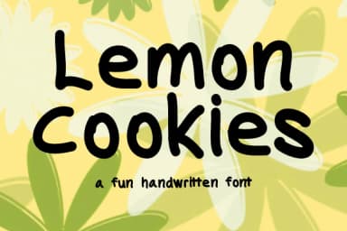 Lemon Cookies Font by Serena Gayl Designs — Script Handwritten Font — thumbnail 1