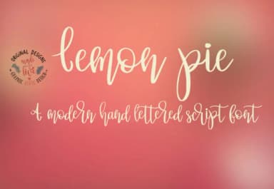Lemon Pie Font by GraphicHouseDesign — Script Handwritten Font — thumbnail 1