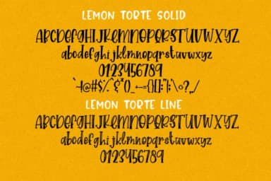 Lemon Torte Font by dmletter31 — Script Handwritten Font — thumbnail 9