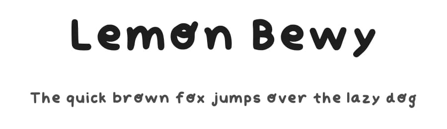 Lemon Bewy by CY Pangilinan — Script Handwritten Font — preview 1