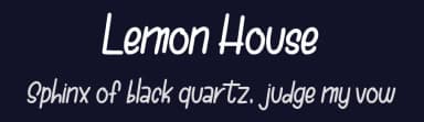Lemon House by Forberas Club — Script Handwritten Font — thumbnail 2