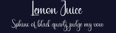 Lemon Juice by Andi Moz — Script Handwritten Font — thumbnail 2