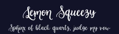 Lemon Squeezy by Amber Nest — Script Handwritten Font — thumbnail 2