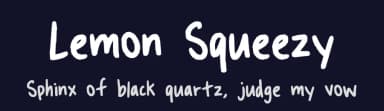 Lemon Squeezy by Lindsay Tatman — Script Handwritten Font — thumbnail 2