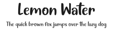 Lemon Water by Nico Muslib — Script Handwritten Font — thumbnail 1