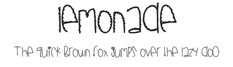 Lemonade by Des Gomez — Script Handwritten Font