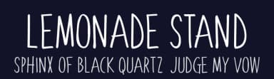 Lemonade Stand by Sharkshock — Script Handwritten Font — thumbnail 2