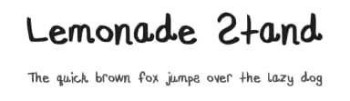 Lemonade Stand by Genna Boyer — Script Handwritten Font — thumbnail 1